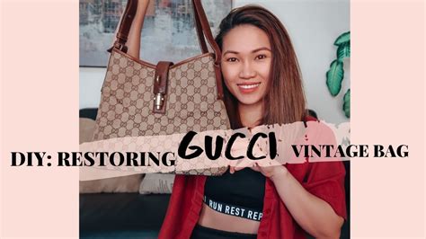 how to clean gucci purse|how to open gucci bag.